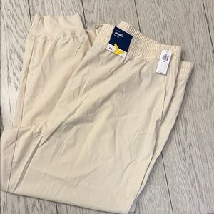 Old Navy Women's Cream Track Pants